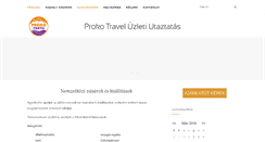 Desktop Screenshot of business.prokotravel.hu