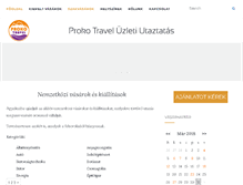 Tablet Screenshot of business.prokotravel.hu